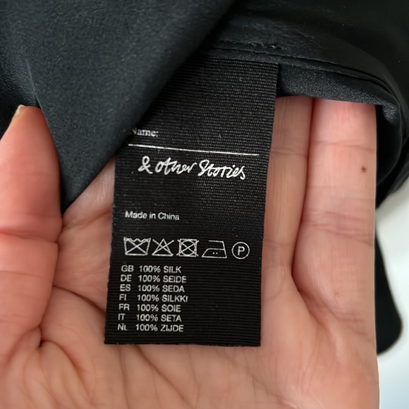 & other stories silk dress - Picture 5 of 5